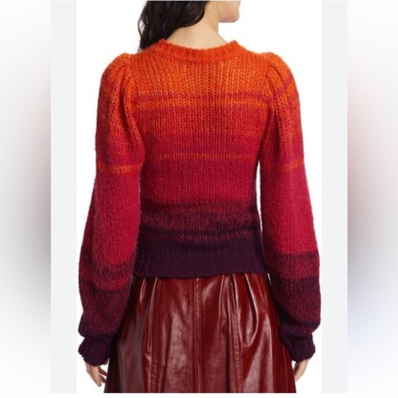 NEW ULLA JOHNSON Rosalia Gradient  pullover sweater - Picture 4 of 15
